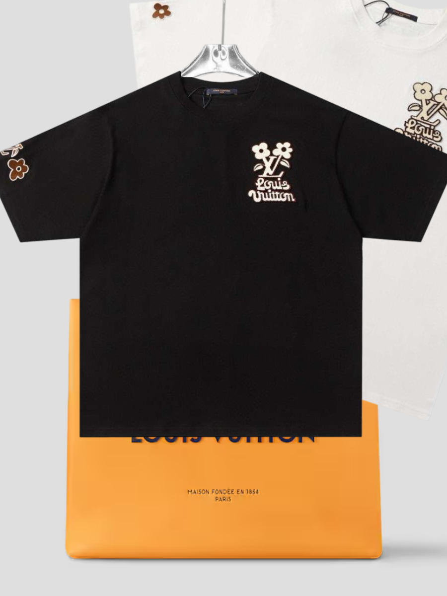T-shirt lv Black édition