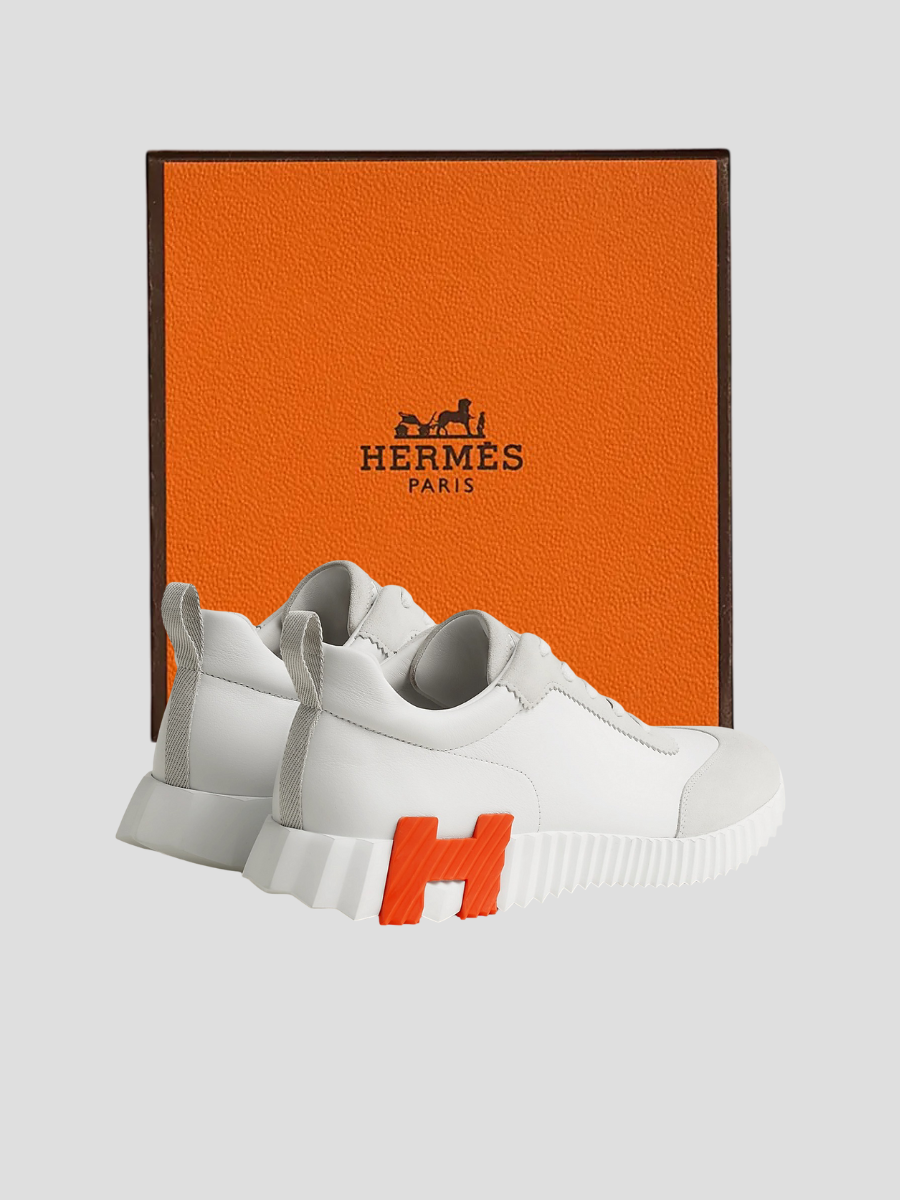 Baskets HRMS Blanc/Orange