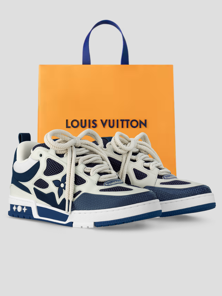 Baskets LV Skate White/Blue