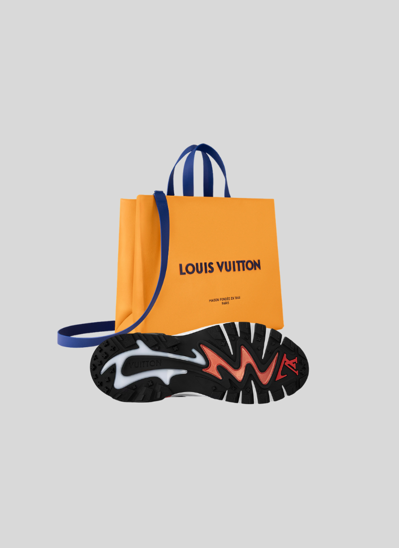 Basket Lv runner tatic Red/grey