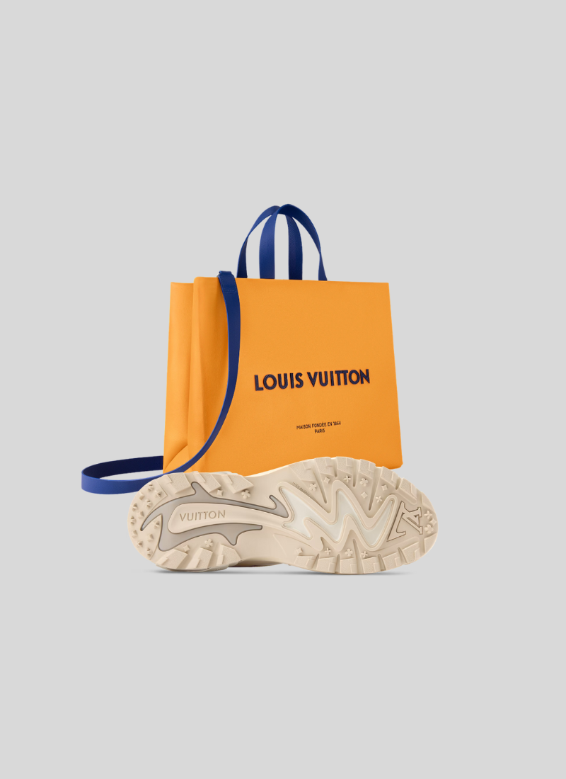 Basket Lv runner tatic Crème