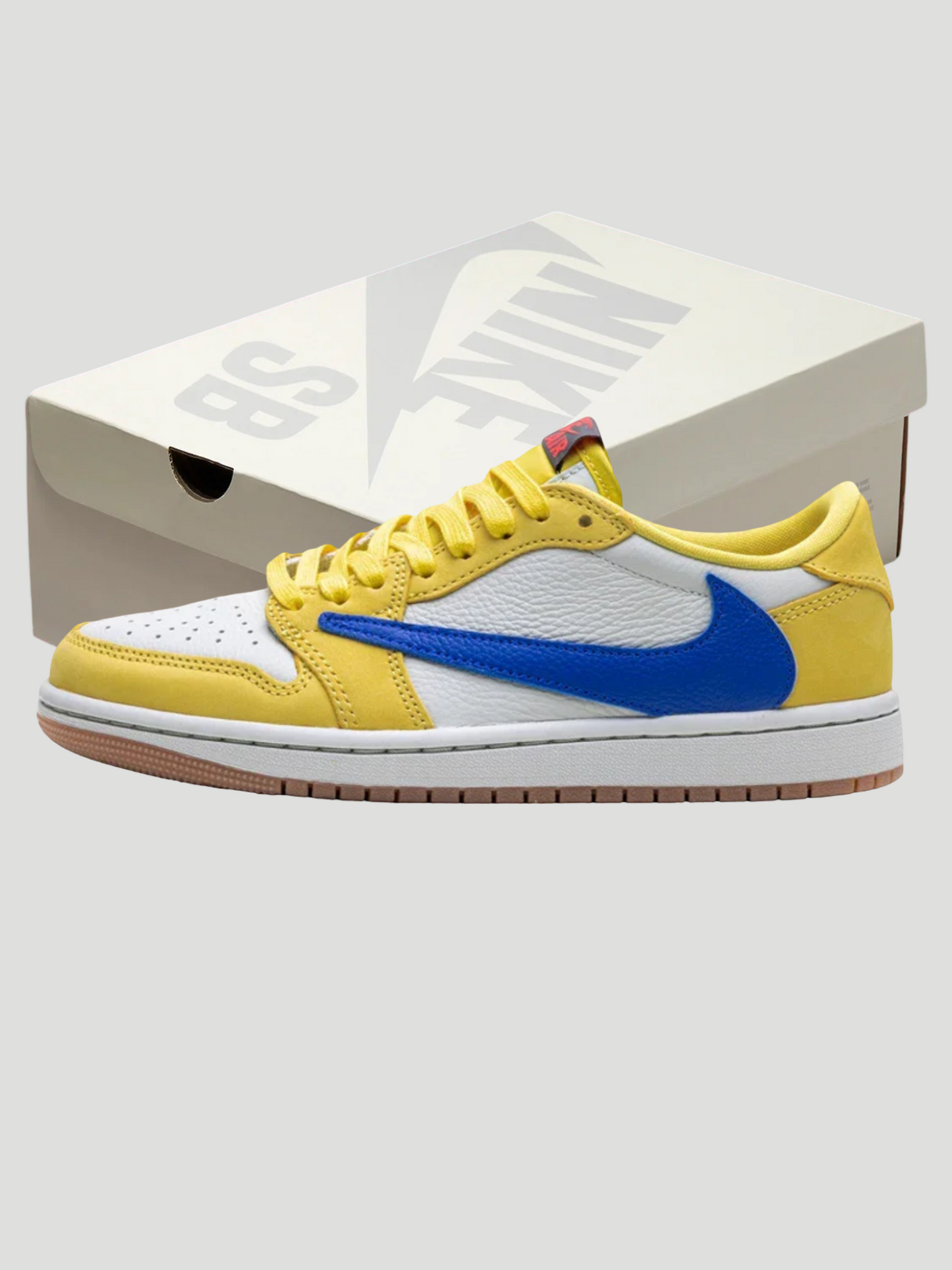Baskets Dunk Jaune/Bleu
