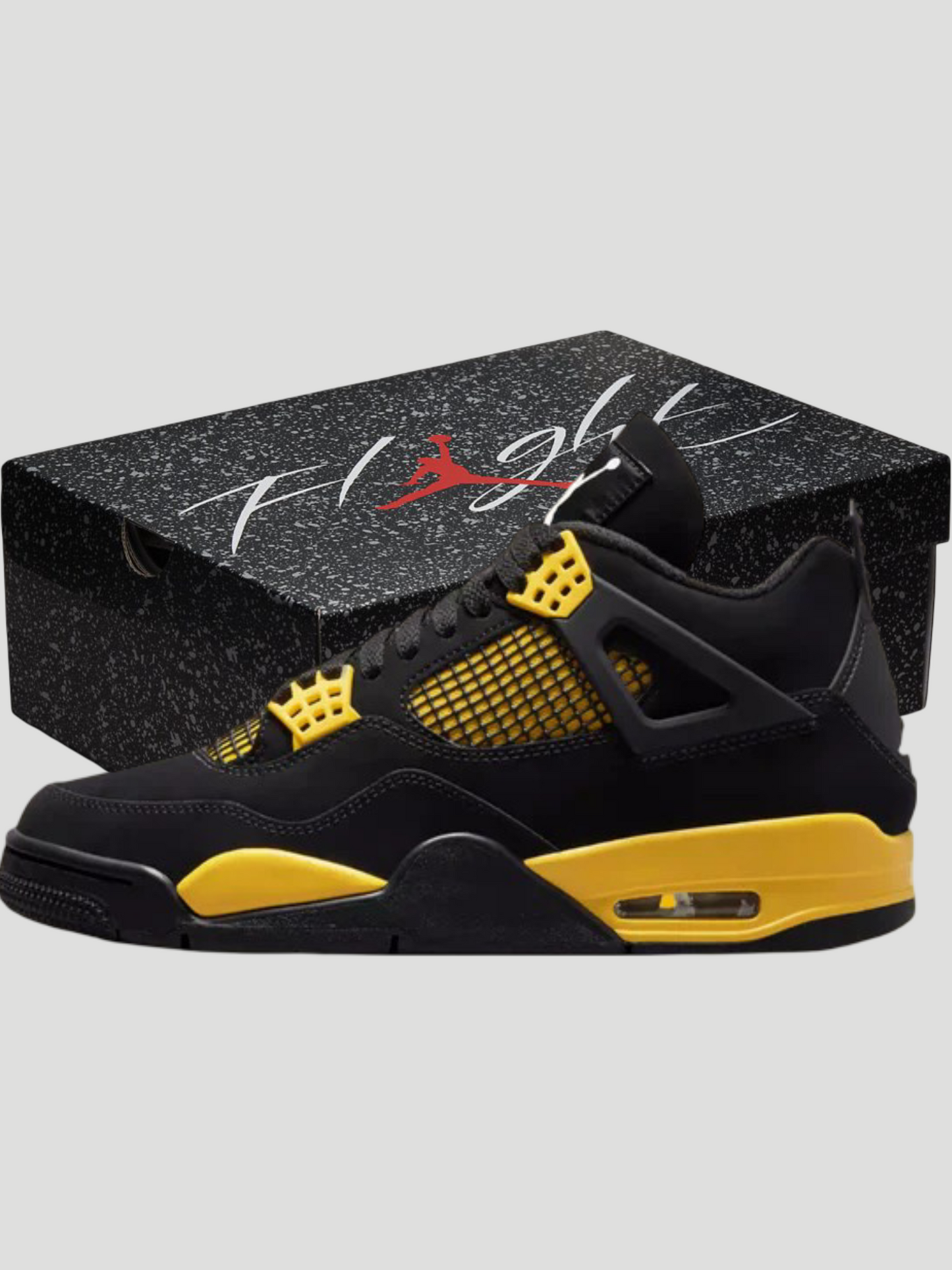 Baskets JD Retro 4 Jaune & Noir