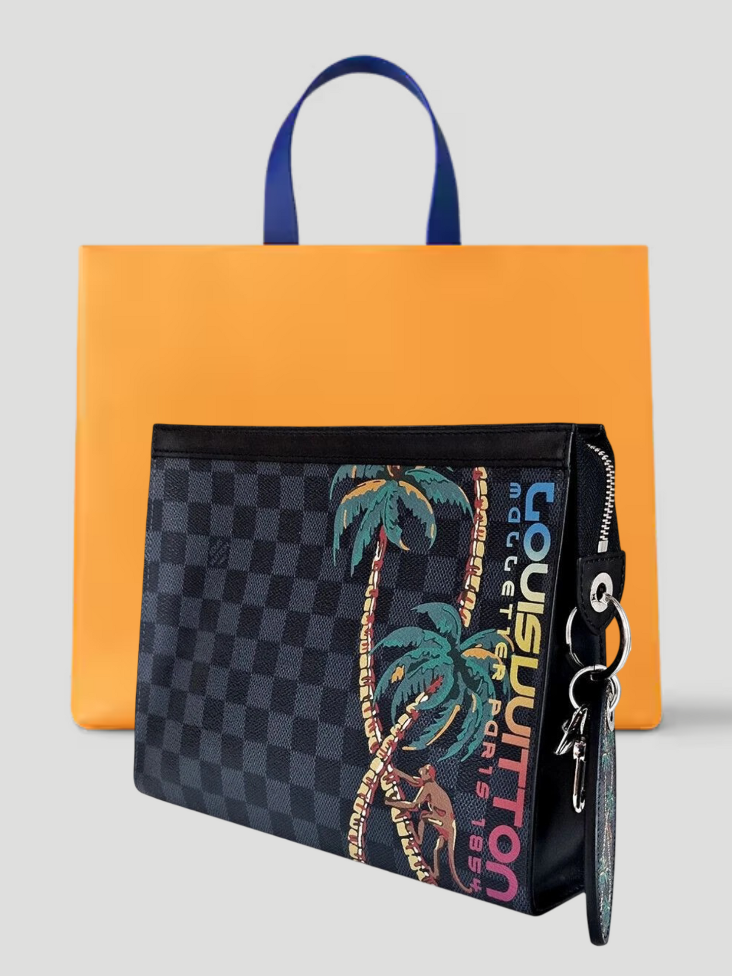 Pochette LV Noir Palmier