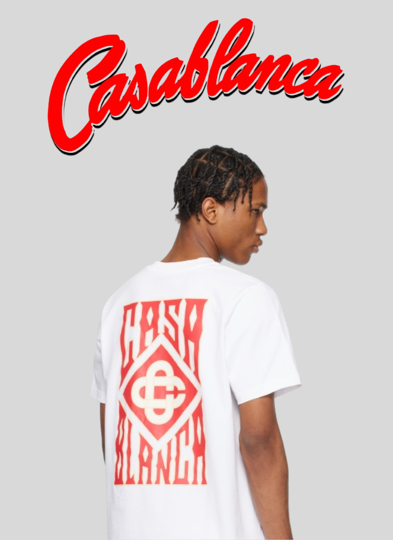 T Shirt CB Logo Gothique White