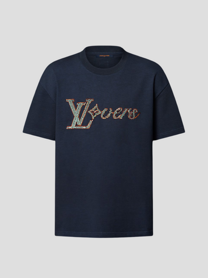T-shirt lv bleu