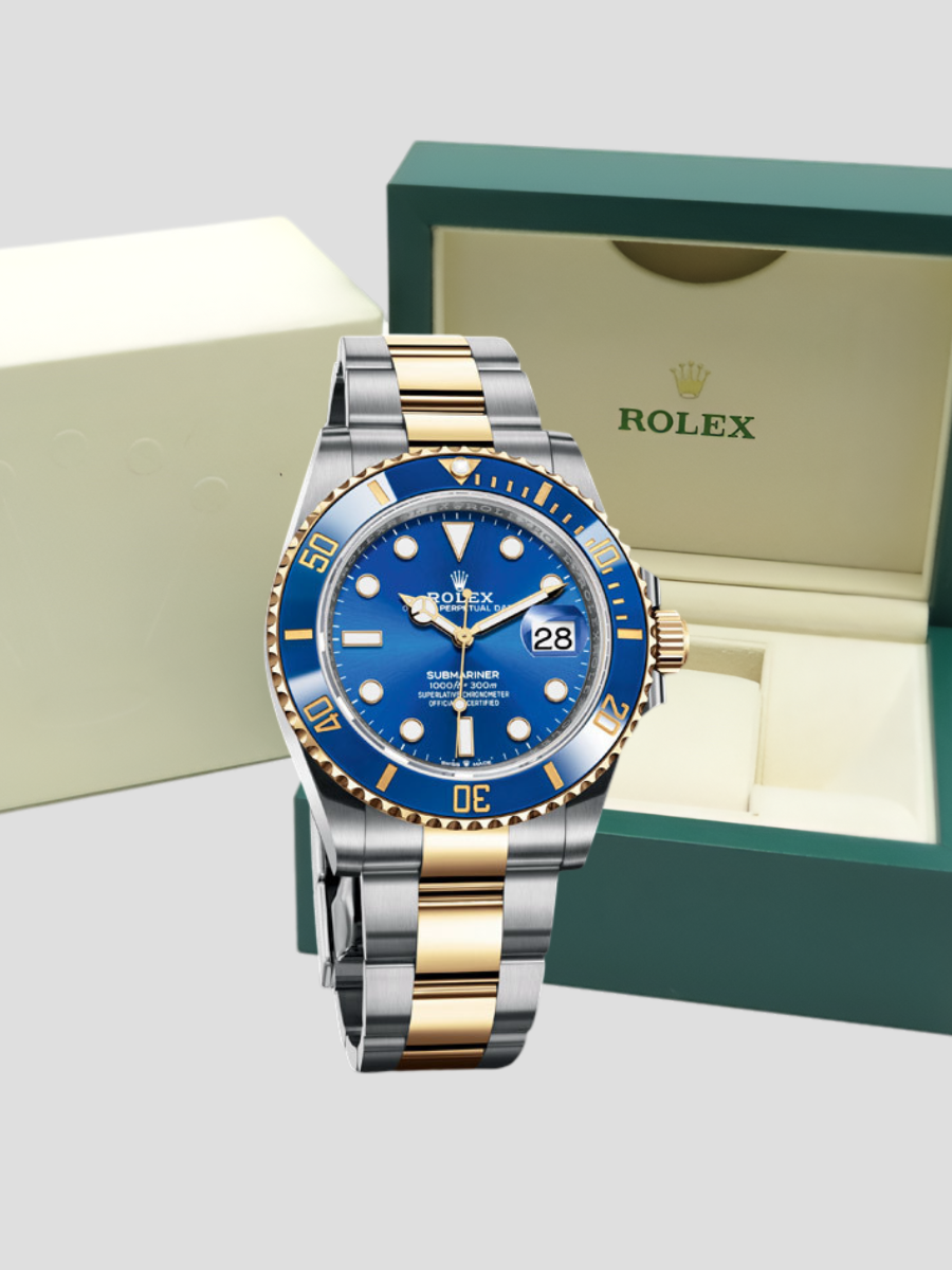 Watch Submariner Bleu/Gold