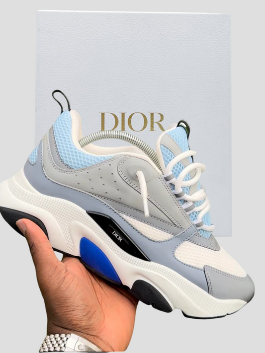 Baskets B22 Gris/Bleu