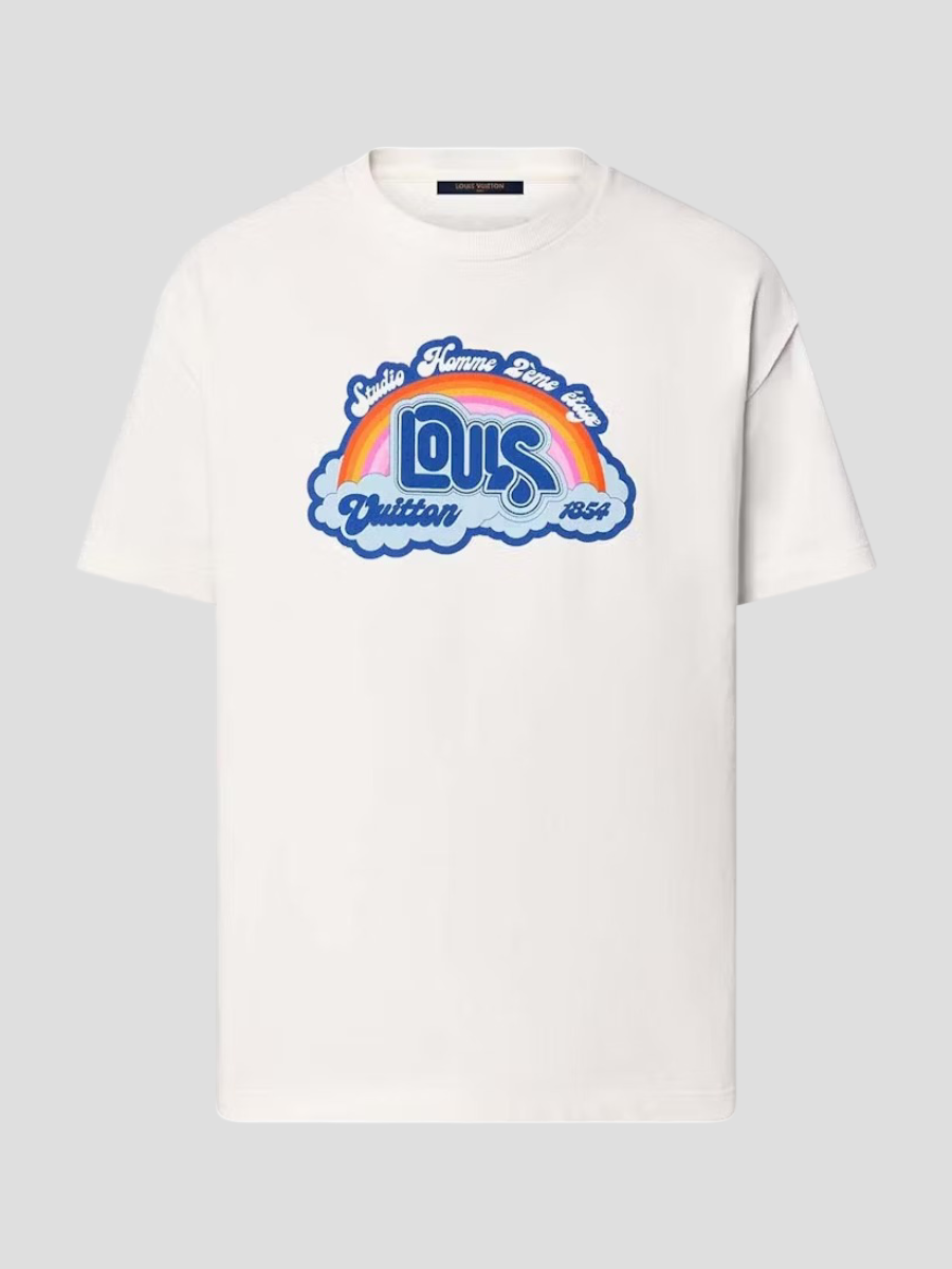 T-shirt Blanc/Bleu LV