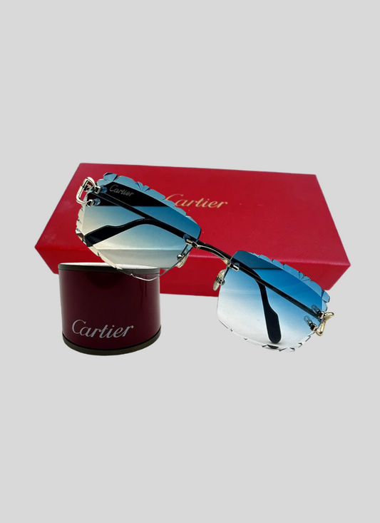 Lunette homme verre brisé