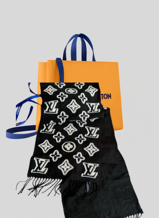 Echarpe Lv Black/White