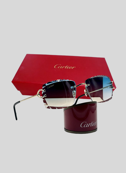 Lunette homme verre brisé