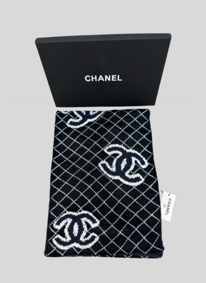 Echarpe Big logo Black/blue