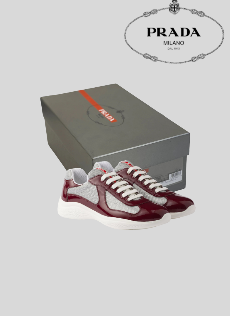 Basket American cup red&white