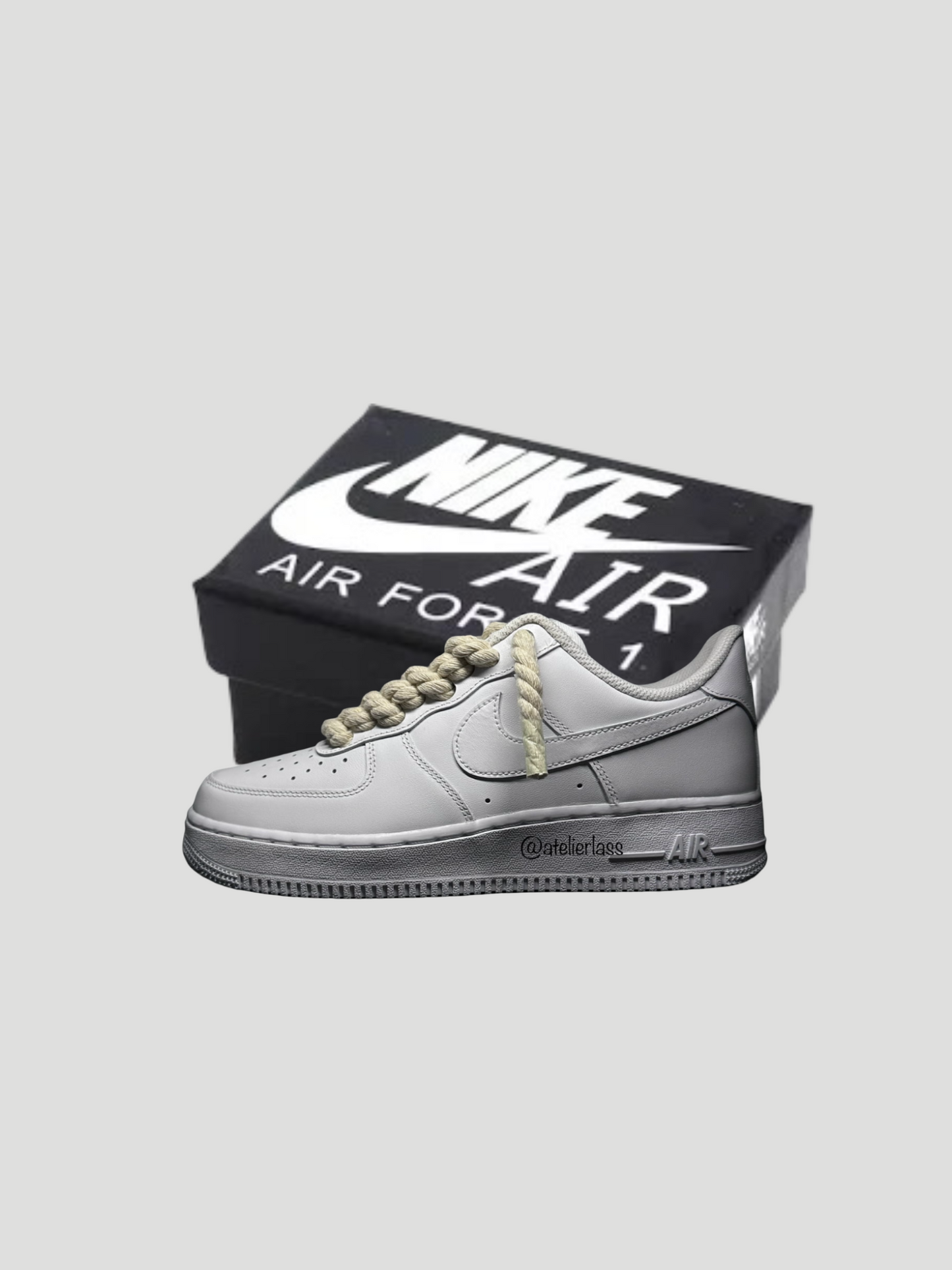 Air force 1 custom full white