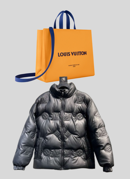 Doudoune LV Big logo Black sans capuche