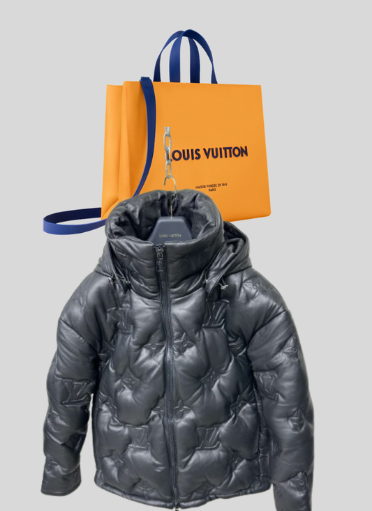 Doudoune LV Big logo avec capuche