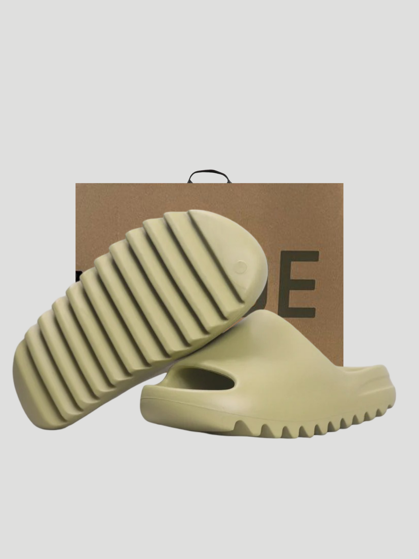 Claquettes Yeezy Verte