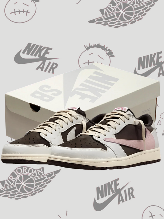 Baskets Dunk Travis Pink/Brown