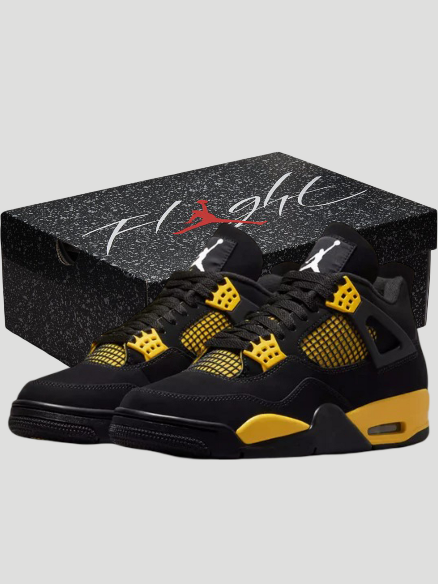 Baskets JD Retro 4 Jaune & Noir