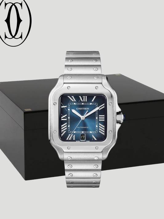 Blue Cartier Santos