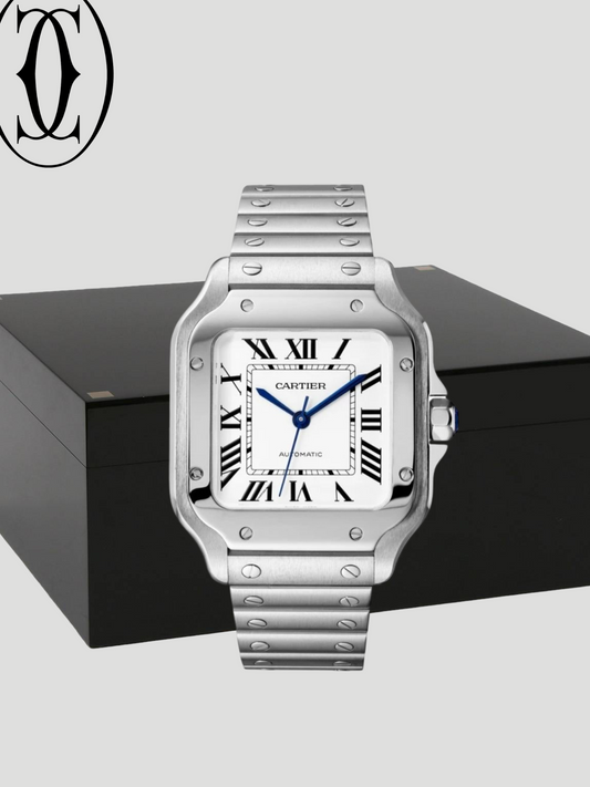 White Cartier Santos