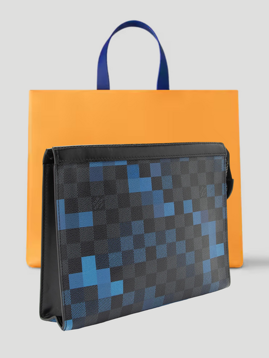 Pochette LV Noir/Bleu