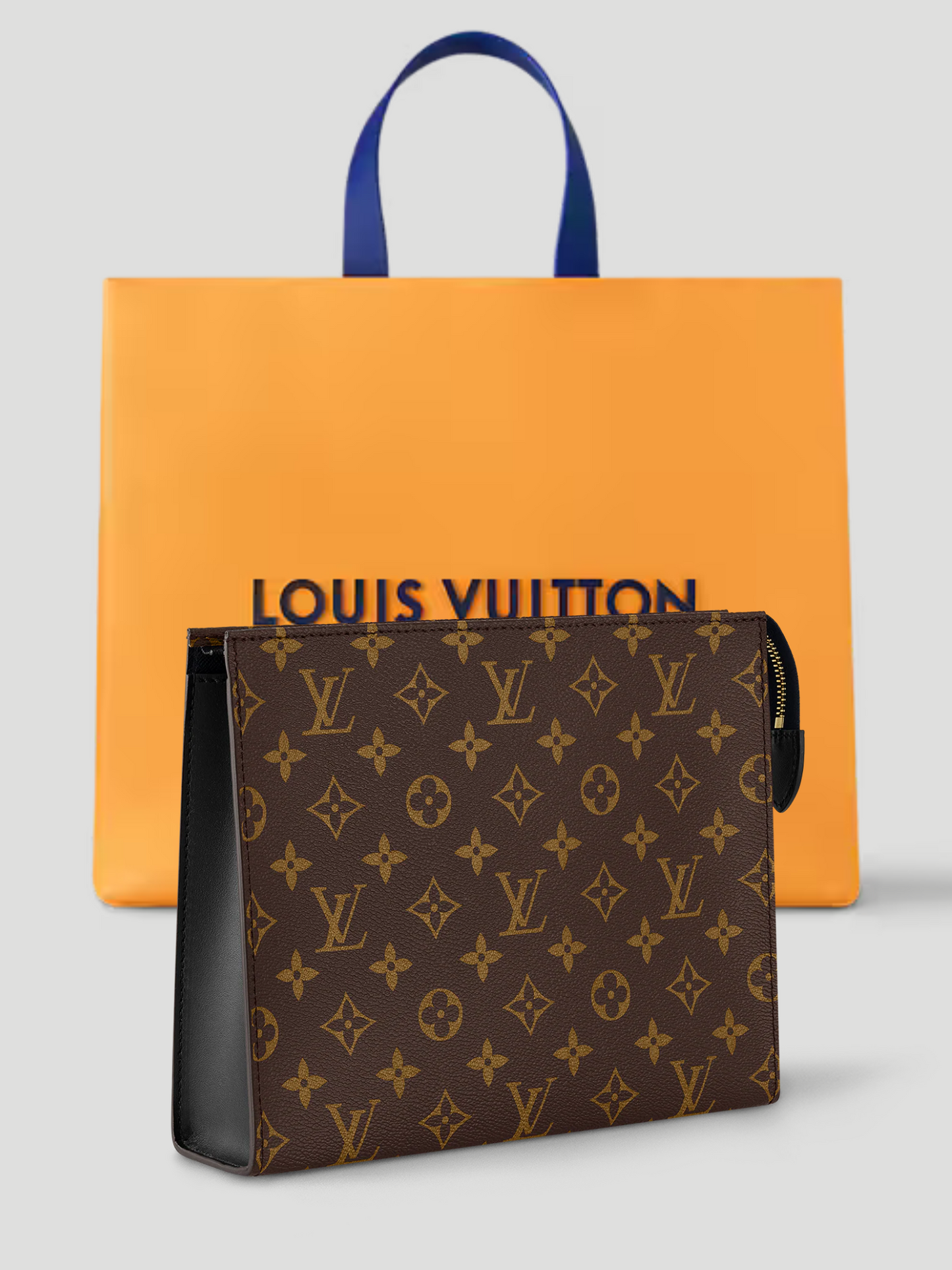 Pochette LV Marron