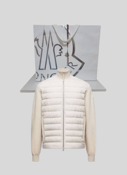 Cardigan Moncler zippé White