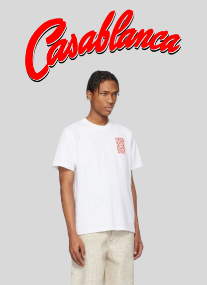 T Shirt CB Logo Gothique White